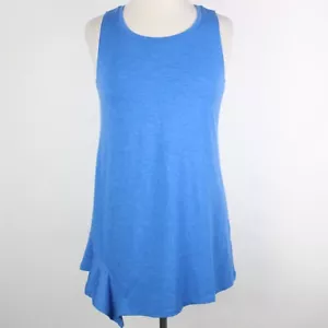Camiseta sin mangas asimétrica túnica pequeña Lori Goldstein Lounge para mujer LOGO - Imagen 1 de 4