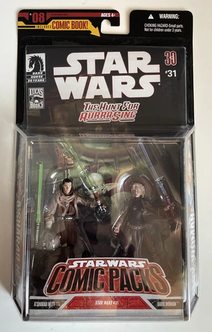 Star Wars Comic Packs #31 Dark Woman & A'Sharad Hett Hasbro Dark Horse 2007 New Cover