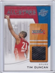 2010 Panini Season Update Basketball Card #22 Tim Duncan AS Swatch - NM-Mt - Picture 1 of 2