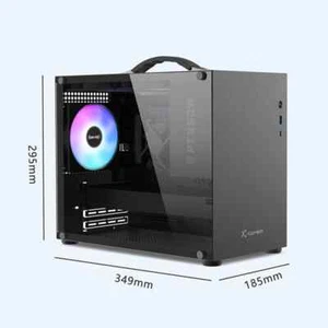 X-GAMER X100 M-ATX Portable Computer Case ITX MATX Power Supply Support U3 - Picture 1 of 28