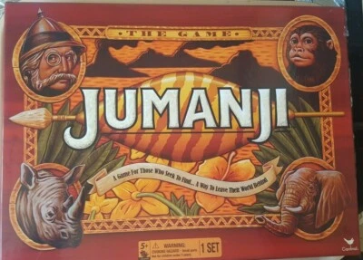 JUMANJI BY CARDINAL GAMES LEAVE YOUR WORLD BEHIND GREAT MODERN BOARD GAME VGC - Image 1 of 2