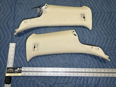 Volvo XC70 2008-2013 vagón solo par de molduras de pilar C bronceado izquierdo y derecho OEM #4367E Foto 1 de 4