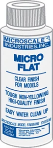 Microscale Model Railroad/Train Decal Micro Coat Flat Finish 1oz. Bottle(103) - Picture 1 of 1