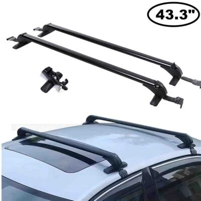 For Honda Accord 43.3" 2006-2022 Car Top Roof Rack Cross Bar Luggage Carrier Foto 1 de 4