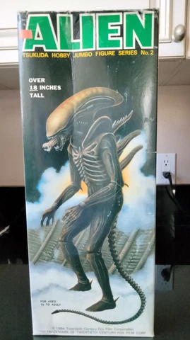 ALIEN BIG CHAP (KENNER CLONE) TSUKUDA JUMBO FIGURE SERIES NO.2, 18" TALL ©1984 Cover