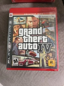 Grand Theft Auto IV 4 PlayStation 3 Greatest Hits Red Brand new Factory Sealed - Picture 1 of 4