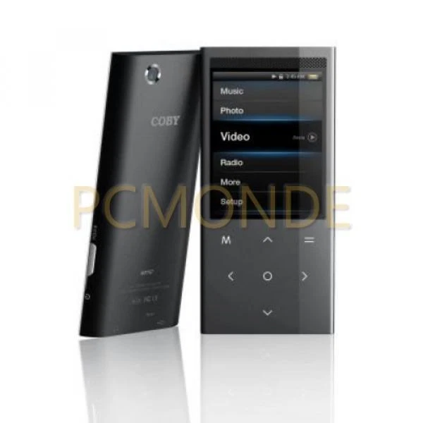 Coby 4GB 2.4" LCD Touchpad Video Stereo FM MP3 Player Camera - Black (MP768-4G) - Image 1 of 1