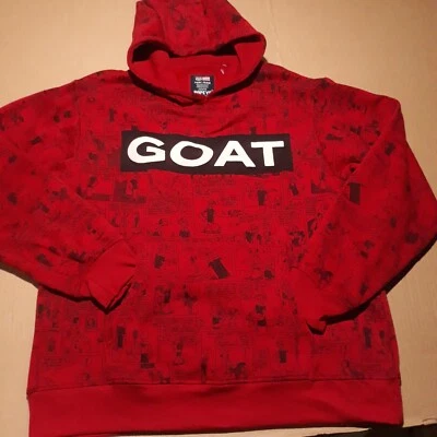 Pulôver masculino Phat Farm Popeye Comics bordado hip hop com capuz vermelho médio  - Imagem 1 de 4