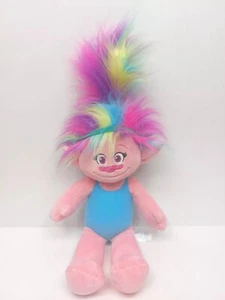 Trolls World Tour Princess Poppy Build A Bear BAB Neon Rainbow Hair Large Plush  - Picture 1 of 14