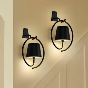 Battery Operated Wall Lights, 2 Pack Rechargeable Wall Light Indoor with 3 Color - Picture 1 of 12