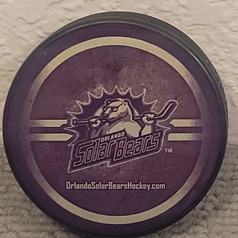 Orlando Solar Bears Hockey Puck - ECHL Cover