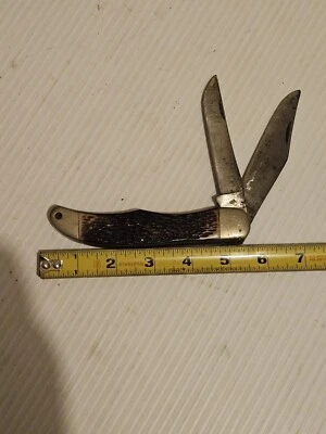 Cuchillo Cazador Plegable SCHRADE WALDEN USA 225H En Buen Estado Foto 1 de 4