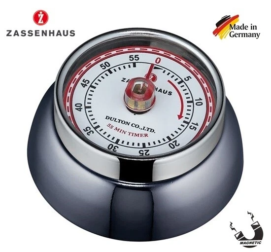 TIMER CONTAMINUTI MECCANICO (NO BATTERIE) CON SUONERIA "ZASSENHAUS" GERMANY - Immagine 1 di 1