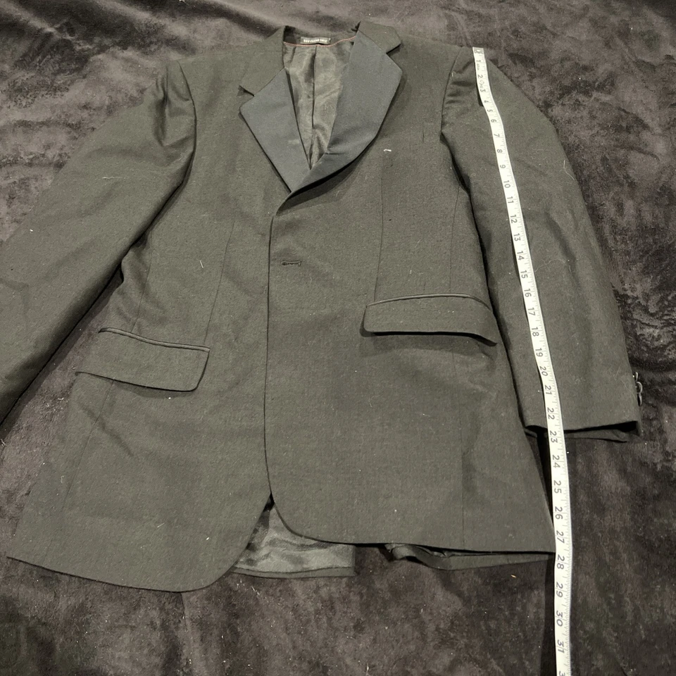 Vtg ROYAL BALKAN TAILORS WOOL Blénd  Tuxedo Suit Jacket Size 40 Pants Size 34 - Image 1 of 4