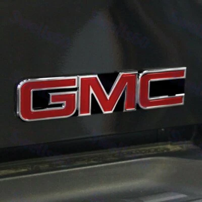 Rear Liftgate Emblem Badge Red For For 2007-2014 GMC Yukon / Yukon XL1500 - Image 1 of 4