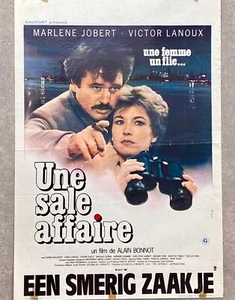 Ancienne Affiche Cinéma ,avec Marleine JOBERT -Victor LANOUX  Une femme un Flic - Afbeelding 1 van 1