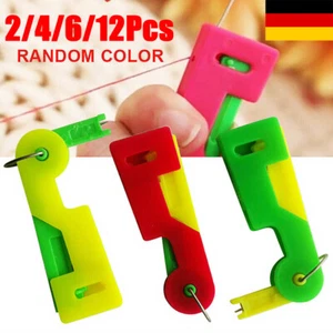 12x Automatischer Nadeleinfädler Einfädler Fadeneinfädler Nähen Einfädelhilfe DE - Picture 1 of 18