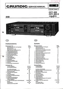 Service Manual Instructions for Grundig Cct 903 - Bild 1 von 1