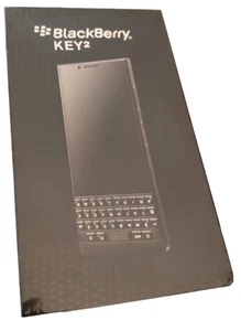 BRANDNEU BlackBerry Key2 BBF100-1 64GB schwarz QWERTY UK GERÄT WERKSEITIG VERSIEGELT - Bild 1 von 7