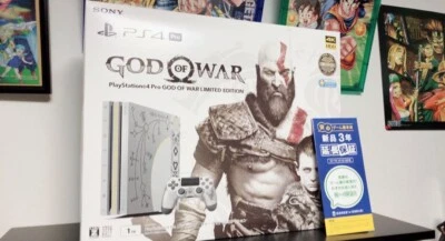 PS4 Pro God of War Limited Edition Japan 1TB PlayStation4 Game Console New Rare - Photo 1/2