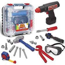 Durable Kids Tool Set With Electronic Cordless Drill and 18 Pretend Play Constr