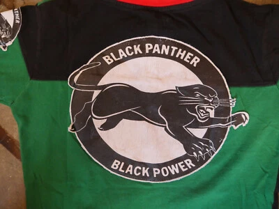 Black Panther Party / Black Power - Vintage Kids t-shirt - Green Black Red FWRD - Image 1 of 4