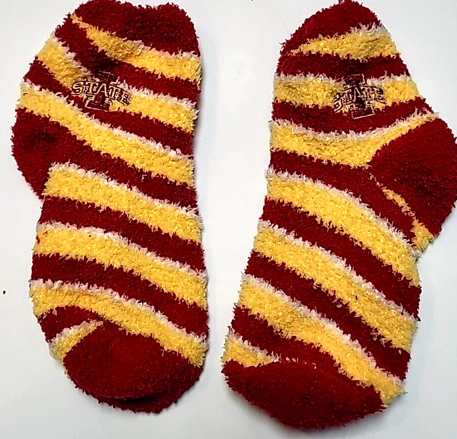 Iowa State Cyclones полоски носок размеров женщин Med 6-11 позволяет оставаться в тепле мужчин Med 5-10 - Изображение 1 из 1