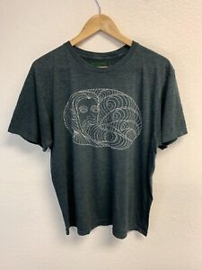 Hippy Tree Men's Short Sleeve T-Shirt Fits Size Medium Organic Recycled SEE PICS
