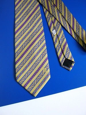 Loris AZZARO París Hecho en Italia Original 100% Seda Foto 1 de 4