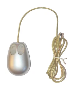 Lexon PC Mouse Standard Wired Metal Computer Silver - Picture 1 of 3