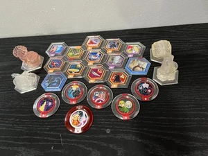 Disney Infinity Toy Power Disk , Crystal Lot 23 Pcs - Picture 1 of 3