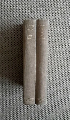 KARL MARX, CAPITAL, COMPLETE 2 VOL' SET, PRINTED IN 1934, COMMUNIST, MARXIST - Image 1 of 4