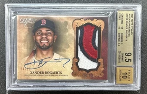 Xander Bogaerts 2021 Topps Dynasty 3 Color PATCH AUTO /10 BGS 9.5 (#DAP-XB1) - Picture 1 of 2