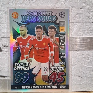 Luke Shaw / Raphaël Varane / Harry Maguire 2021-22 Topps Match Attax - Bild 1 von 2