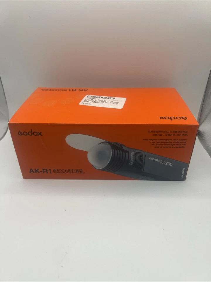 Godox AK-R1 Round Head Accessories Magnetic Port AD200 AD200Pro Pocket Flash