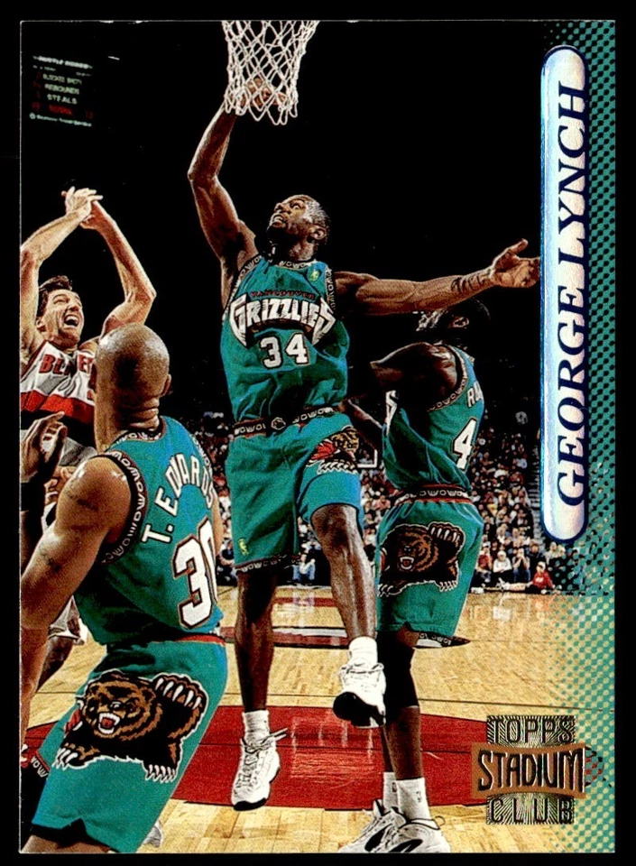 1996-97 Stadium Club George Lynch Vancouver Grizzlies #170 - Image 1 of 2