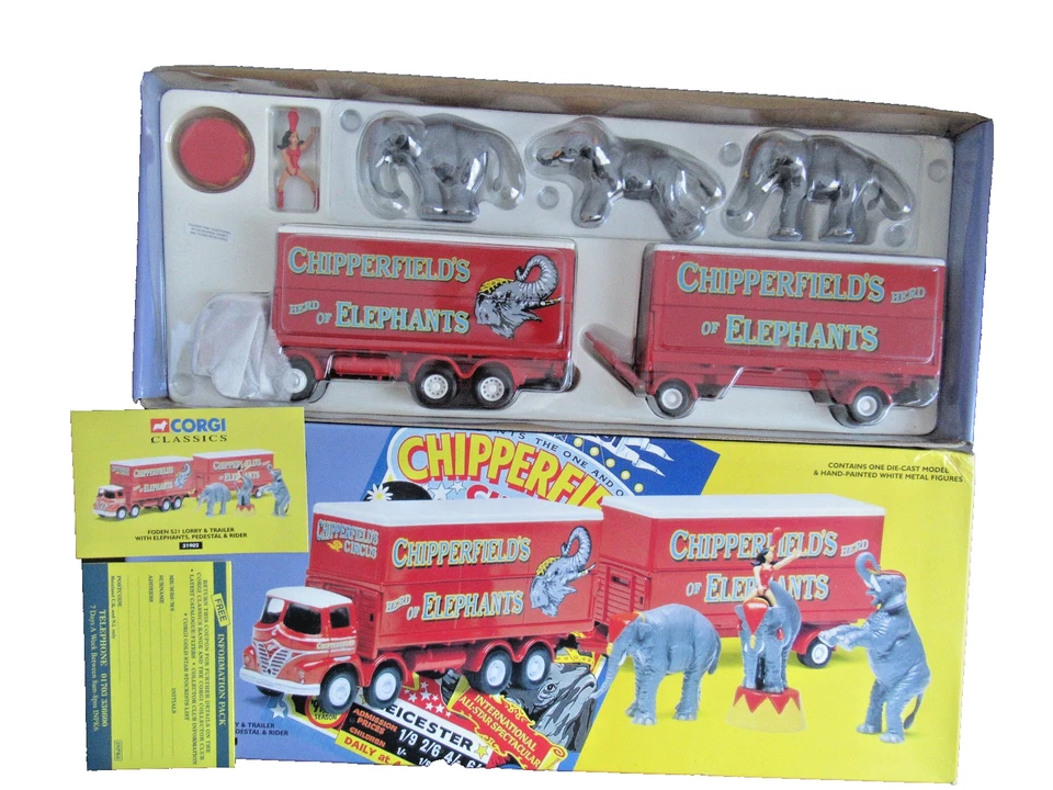 Corgi Classic 1:50 Chipperfield Circus Herd Of Elephants Art Nr31902 #4 - Bild 1 von 1