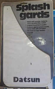 NOS Powerflow Datsun Mud Flaps Splash Gaurds Set - Picture 1 of 6