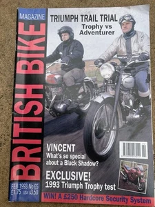 British Bike Magazine - February 1993 Issue No. 65. - Picture 1 of 2