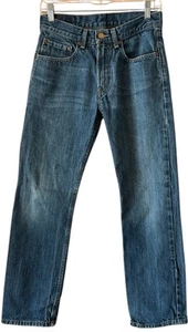 Levis 514 Slim Straight Fit Boys Youth Jeans Blue Size 16 Regular 28X28 - Picture 1 of 13