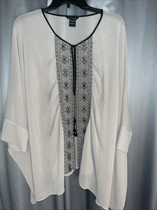 Victoria’s Secret Moda international ladies beaded embellished Tunic Large - Picture 1 of 11