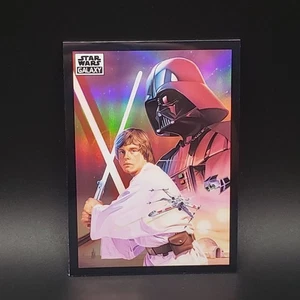 2022 Topps Chrome Star Wars Galaxy #46 The Dark Lord And A New Hope Refractor - Picture 1 of 2