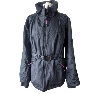 Hawke&Co Sport XL Ladies Black Coat Belted Jacket Free Delivery - Image 1 of 4