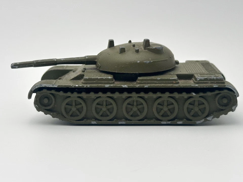 Model Tank T 55 Vintage Military Vehicles Collectible Equipment Metal Toy USSR - Image 1 of 4
