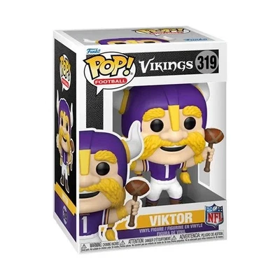 Minnesota Vikings NFL Mascota Viktor Funko Pop! Figura Vinilo #319 Foto 1 de 2