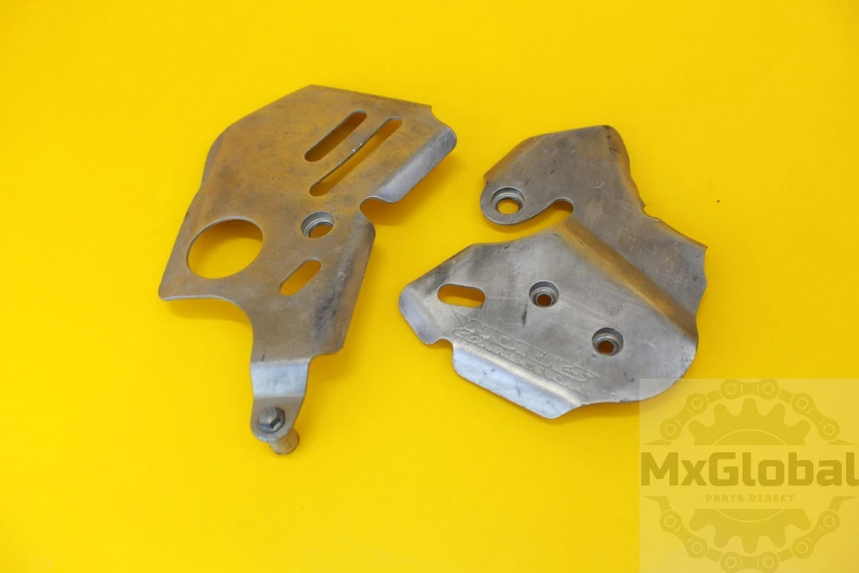 04-05 Kawasaki KX250F Guards Works Connection Rear Master Cylinder Frame Guard - Image 1 of 2