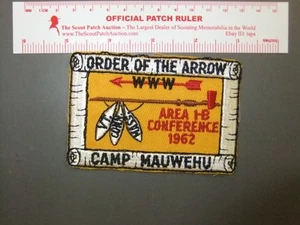 Pfadfinder OA Area 1-B 1962 Conclave Camp Mauwehu 9946EE - Bild 1 von 1