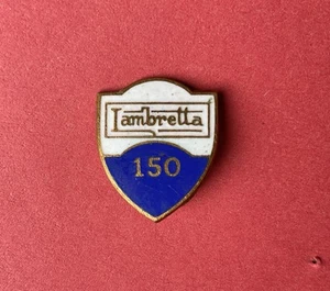 Insignia de solapa esmaltada Lambretta 150 de colección scooter motocicleta moto mods - Imagen 1 de 9