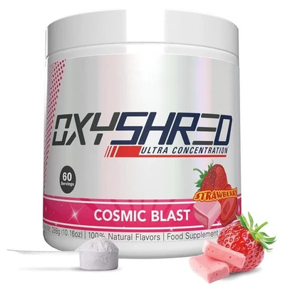 Oxvshred Quemador de Grasa Termogénico Pre Entrenamiento Polvo-Energy Boost Drink Blast 60 Foto 1 de 4