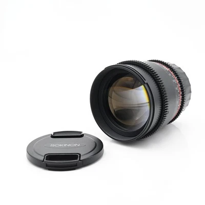 Rokinon 85mm T1.5 AS IF UMC CINE Lens Canon EF #934 - Image 1 of 4